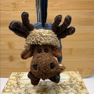 Boyds Bears Wee Folkstone Jingle Mooselbeary Christmas Ornament #25808